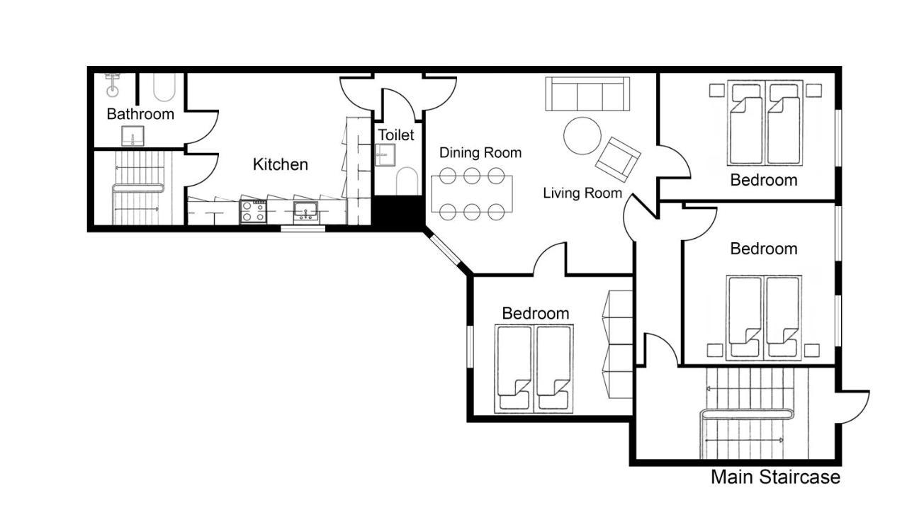 Xl Flat W 3 Bedrooms By Kings Garden In Cph City Kopenhagen Exterior foto